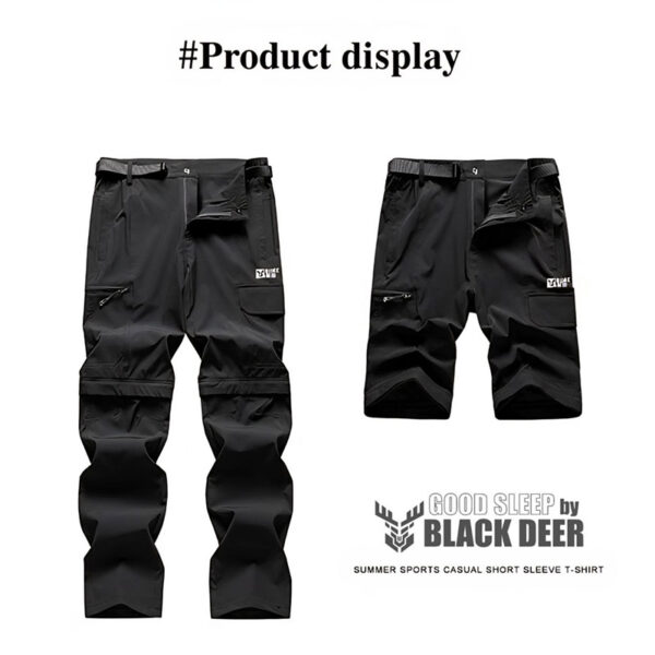شلوار ترکینگ شلوارک شو تابستانی بلک دیر BLACK DEER S602 - تصویر 5